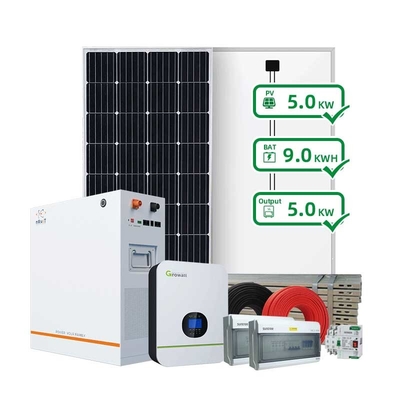 10KW Solar Off Grid System UN38.8 MSDS High Efficiency