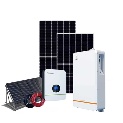 60VDC CATL Solar Electric System Growatt 5000TL 400w Solar Panel PV System