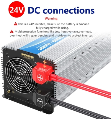 Giandel 4000W 24V Pure Sine Wave Inverter 1.5Amps With Four AC Outlets