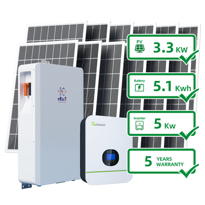Household Solar Off Grid System 10W 230VAC 60HZ Lithium Ion Battery Cell